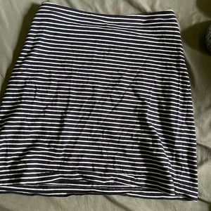 H&M Striped Pencil Skirt